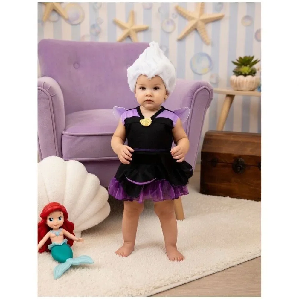 Ursula  Baby Infant Girls Costume Size 12-18 Months The Little Mermaid NEW  Pkg